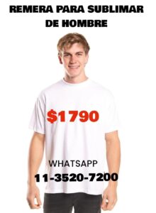 remeras para sublimación